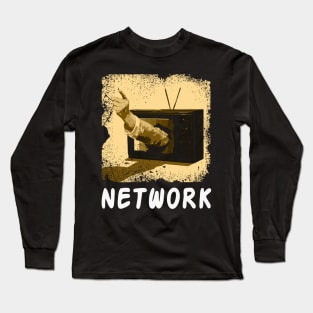 Prophetic NETWORKs Threads Tees Inspired by Howard Beale, Wear the Words of Media Revolution Long Sleeve T-Shirt